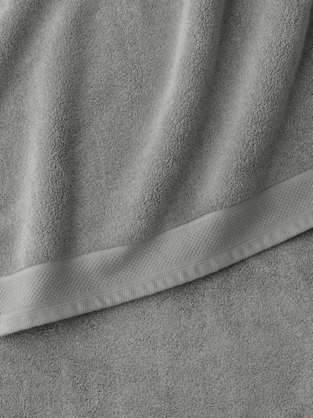 Charisma Egyptian Cotton 2 Gray Bath Towels / Bath Sheet Set - Picture 3 of 6